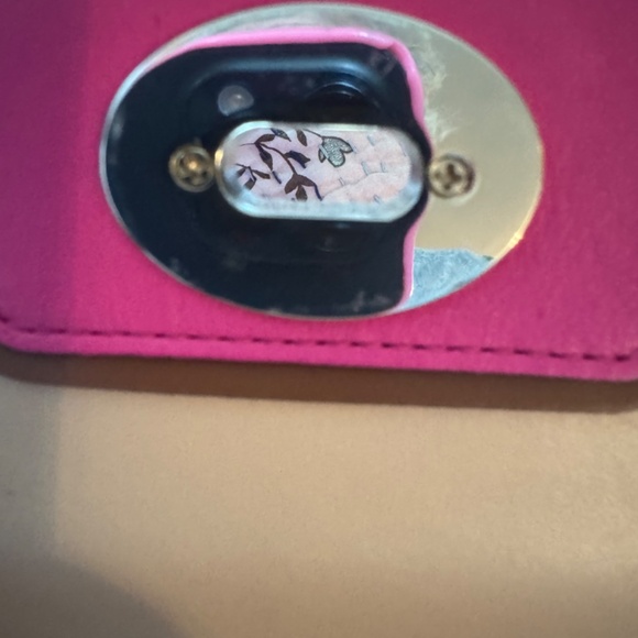 EUC Kate Spade Pink Leather Wristlet - Picture 5 of 6
